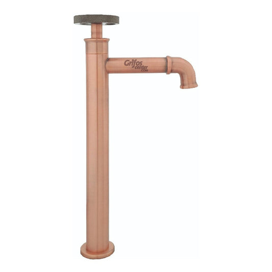 Grifería Lavamanos Agua Fría Alta Vintage Industry Rose