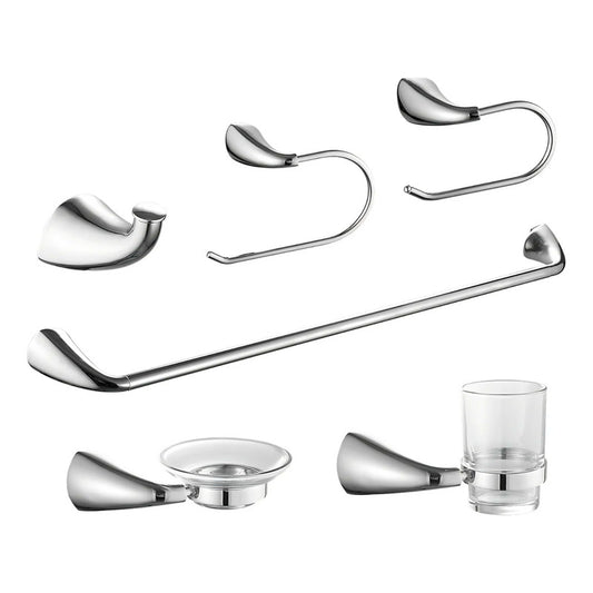 Accesorios Para Baño Cromado Izmir X 6 Piezas