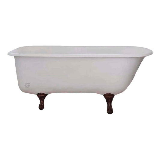 Tina Bañera Cipres Patas Fenix Vintage 1,40mt X 65 X 60cm