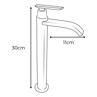 Combo Lavamanos Rectang.+griferia Ag.fria+push+sifon Oro Cep