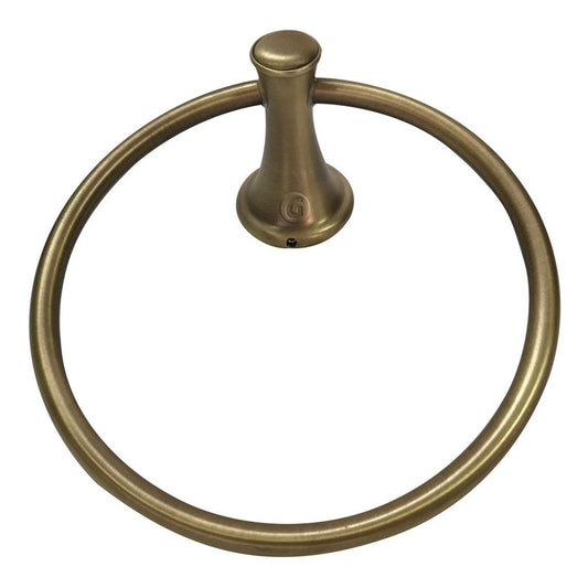 Toallero De Baño Aro Vintage  Acabado Bronce Antiguo