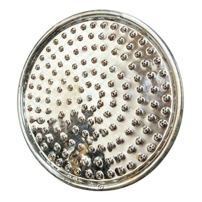 Ducha Cobre Acabado Niquel 25cm Niple A Techo