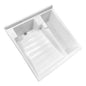 Lavadero Plastico De 60x60cm  Con Tanque Blanco