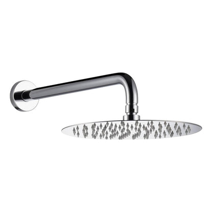 Regadera Cromada De 6 Pulgadas Con Tubo