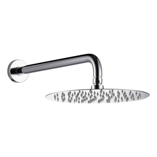 Regadera Cromada De 6 Pulgadas Con Tubo