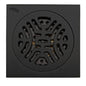 Rejilla De Piso Cuadrada 10x10cm Negra Azteca