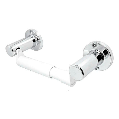Portarrollo Para Baño Cuadrado Cromado Salento