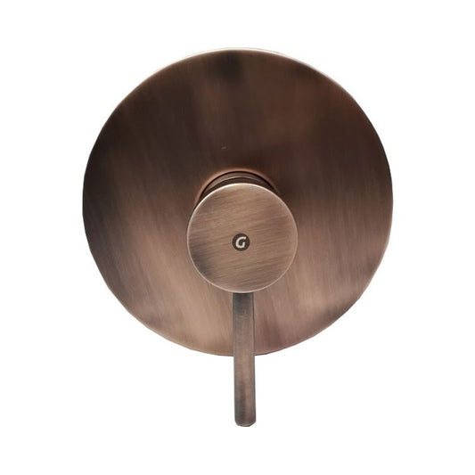 Mezclador  Ducha Monocontrol Vintage Acabado Cobre Antiguo