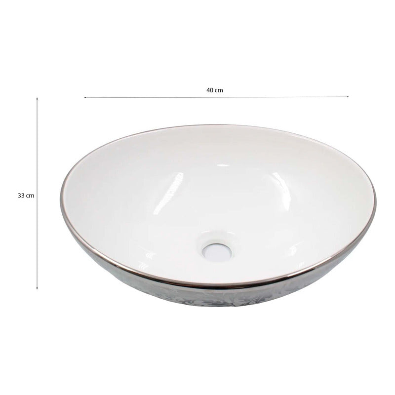 Lavamanos Ovalado Estadio Catar 400x330x145