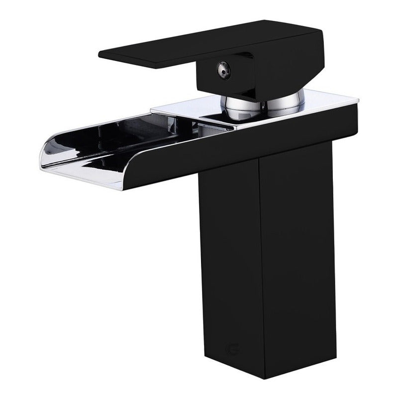Grifería Mezclador Monocontrol Negro Mate 1025
