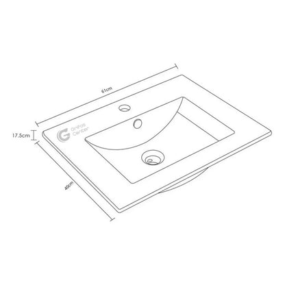 Kit Placa Lavamanos 61*40cm+griferia Monocontrol+push Flex16