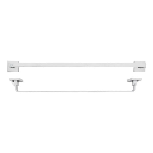 Toallero Para Baño Base Cuadrada En Bronce