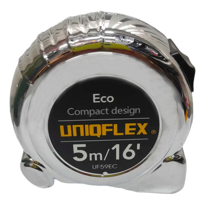 Flexometro Plateado Cromado X 5 Metros 16'