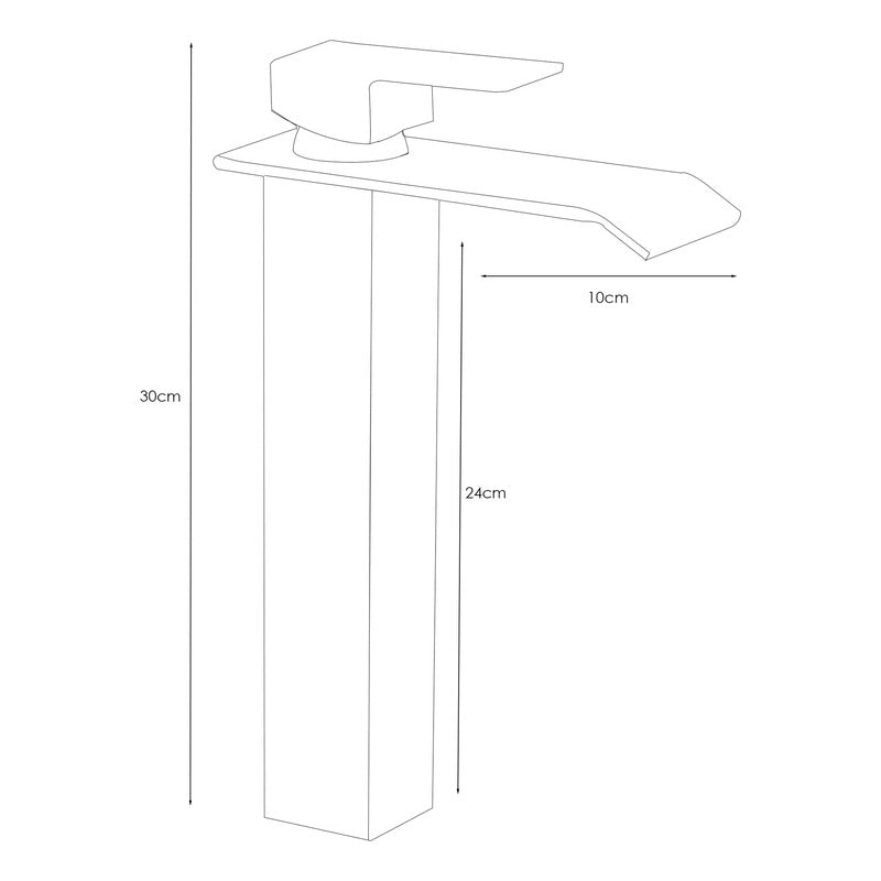 Combo Lavamanos Rectang.+griferia Monoc.+push+sifon Oro Cep1