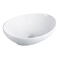 Lavamanos Blanco Ovalado Tipo Vessel Ibiza 41.5cm
