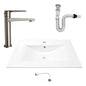 Kit Placa Lavam. 71*46.5cm+griferia Agua Fria+push Flex.12