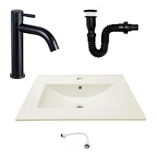Combo Placa Lavamanos 61*46,5cm+grifo Agua Fria+push Negro4