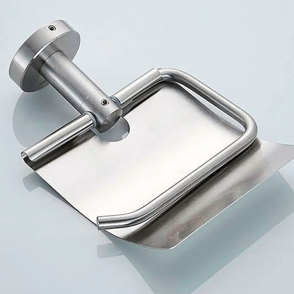 Porta Rollo Para Baño Metálico Satinado