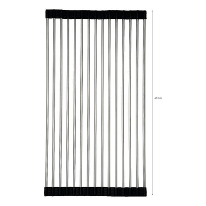 Rejilla Escurridor Retráctil Multiusos Cocina Lavap.negro