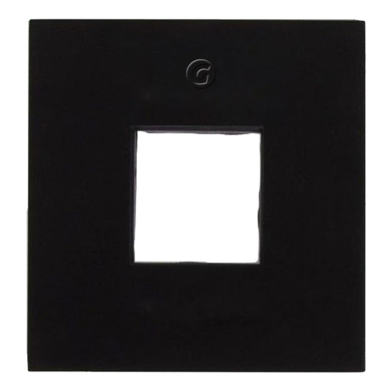 Mono Control Cuadrado Negro + Ducha 30x30cm A Techo