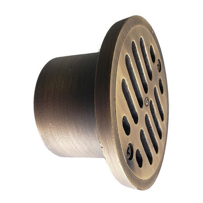 Rejilla Sifón De Piso De 3x2 Cobre Antiguo Vitage