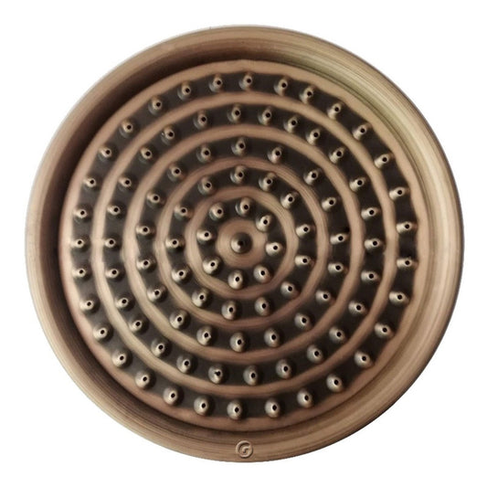Ducha Vintage 20cm Bronce Antiguo Con Tubo 40cm