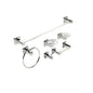 Juego Accesorios Baño Baru Cuadrado