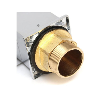 Griferia Monocontrol Cuadrado Poste Alto Cuello Largo