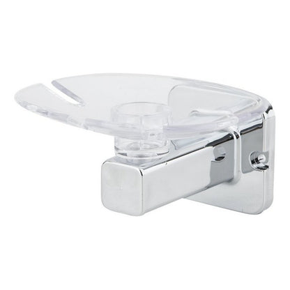 Cepillero Para Baño Cuadrado Cromado Barú
