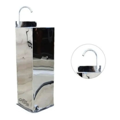 Kit Lavamanos En Acero Inoxidable Llave De Pedal Y Desagües