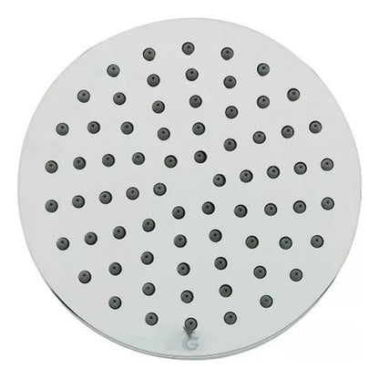 Ducha Redonda En Plástico Cromado 6 PuLG.
