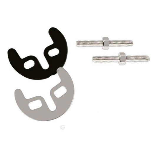Herraje Fijador Tornillos En Bronce X2