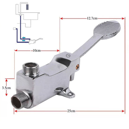 Kit Válvula De Pedal Institucional, Lavamanos 31x28