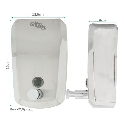 Dispensador Jabon Pared Acero 304 1000ml