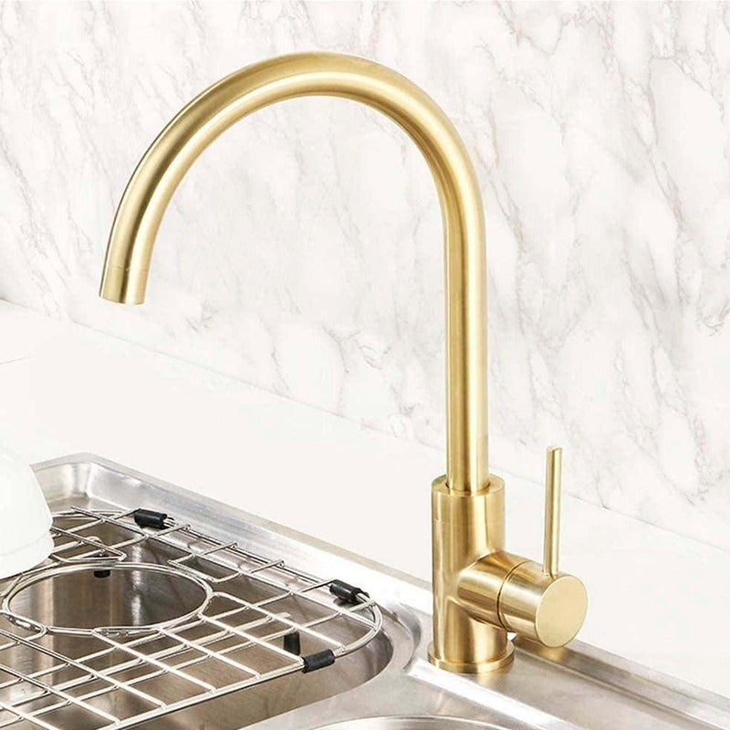 Monocontrol Cuello Cisne Oro Cepillado Vintage
