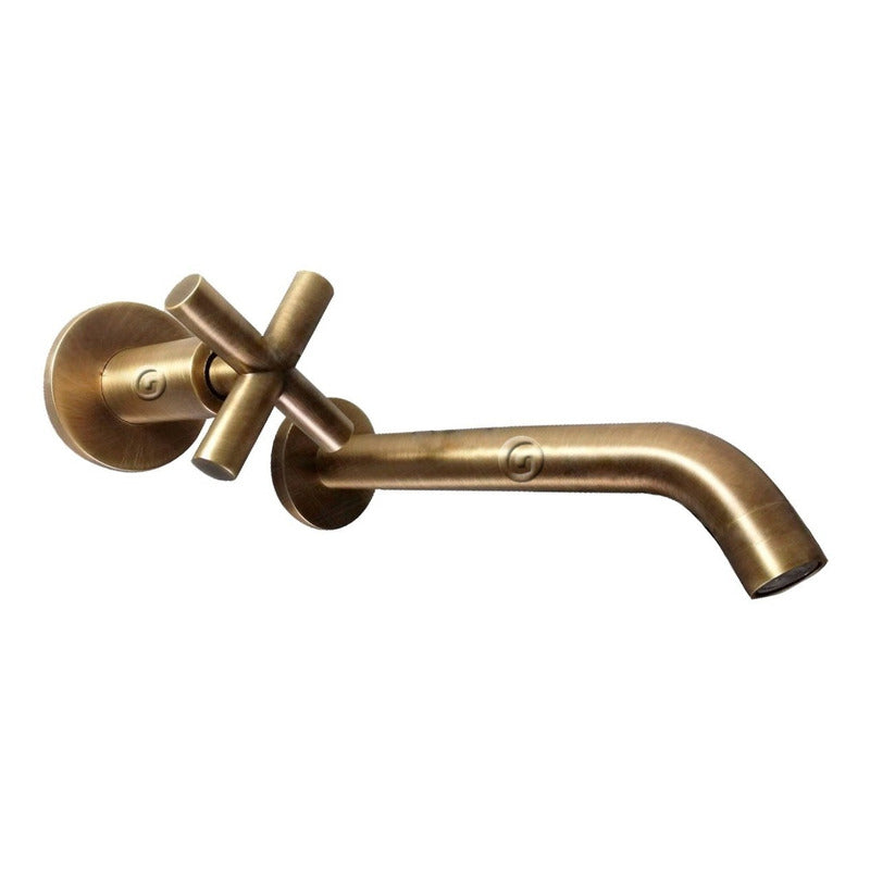 Griferia Pared Vintage Bronce Antiguo (agua Fria)