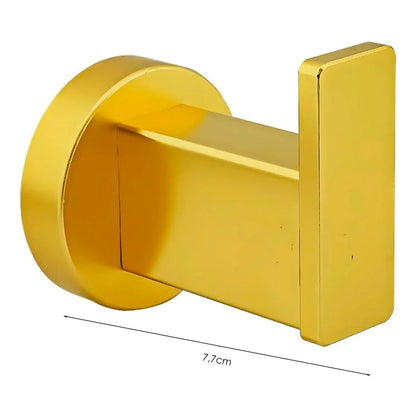 Perchero Sencillo Para Baño Aluminio Dorado Cepillado Amat