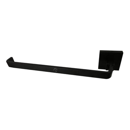 Set X4 De Accesorios Para Baño Cuadrados Color Negro