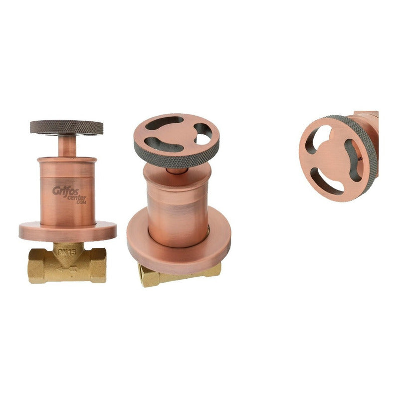 Manija/registro Para Ducha Industry Rose Mate Vintage