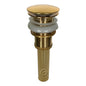 Desague Push  Vintage Acabado Oro  Laton