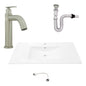 Kit Placa Lavam.101*46.5cm+griferia Agua Fria+push Flex.14