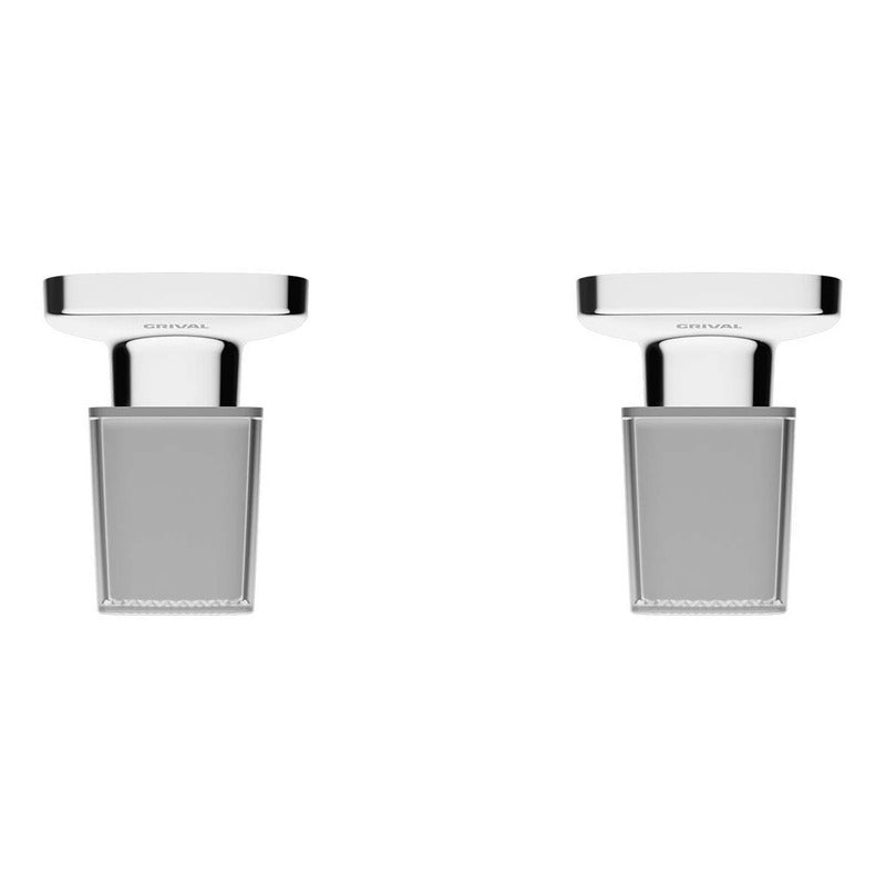 Ducha 8puLG+ Manija Solid Cristal Grival