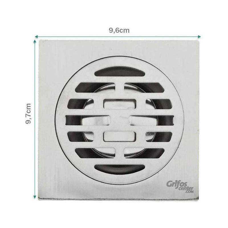 Rejilla Cuadrada Tipo Ladrillo En Acero