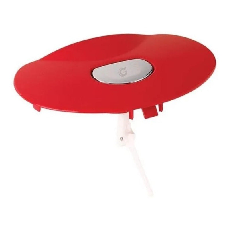 Kit Asiento Sanitario Rojo + Tapa Happy