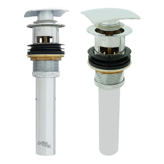 Desagüe De Push Tapa Cuadrada Con Rebose