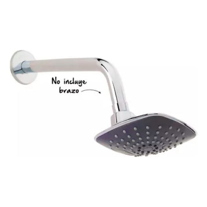 Regadera Circular Cromada En Abs De 6 Pulgadas