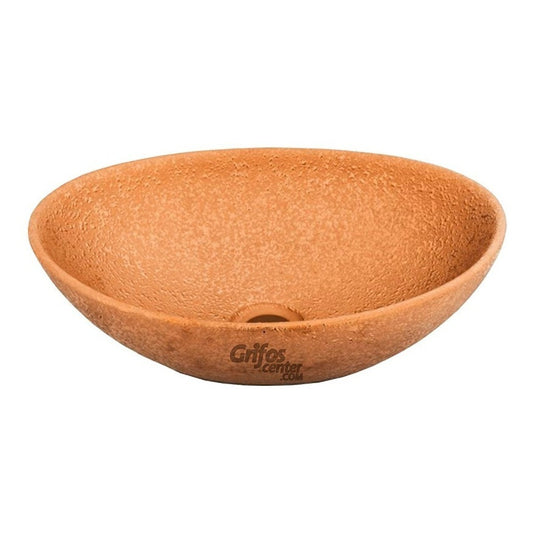 Lavamanos Canoa Ceramica Gold Rose