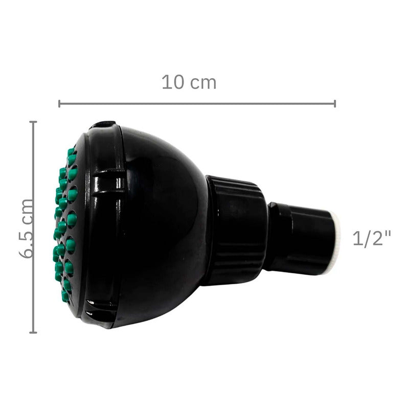 Regadera Cabeza De Ducha Negro