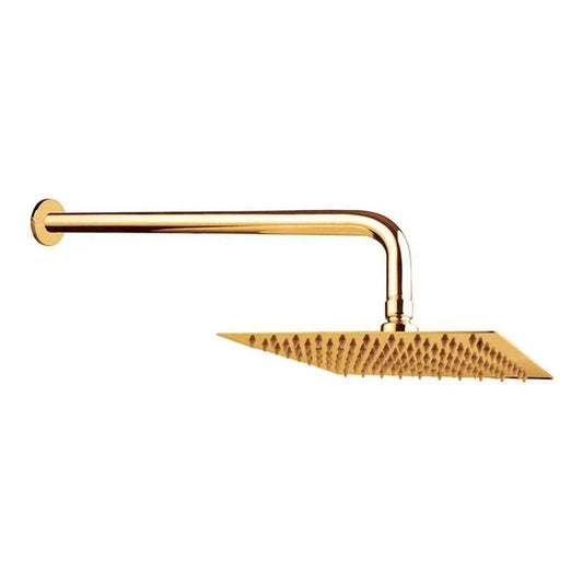 Regadera Ducha Cuadrada 20cm + Tubo Redondo