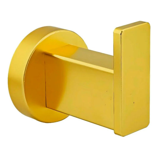 Perchero Sencillo Para Baño Aluminio Dorado Cepillado Amat